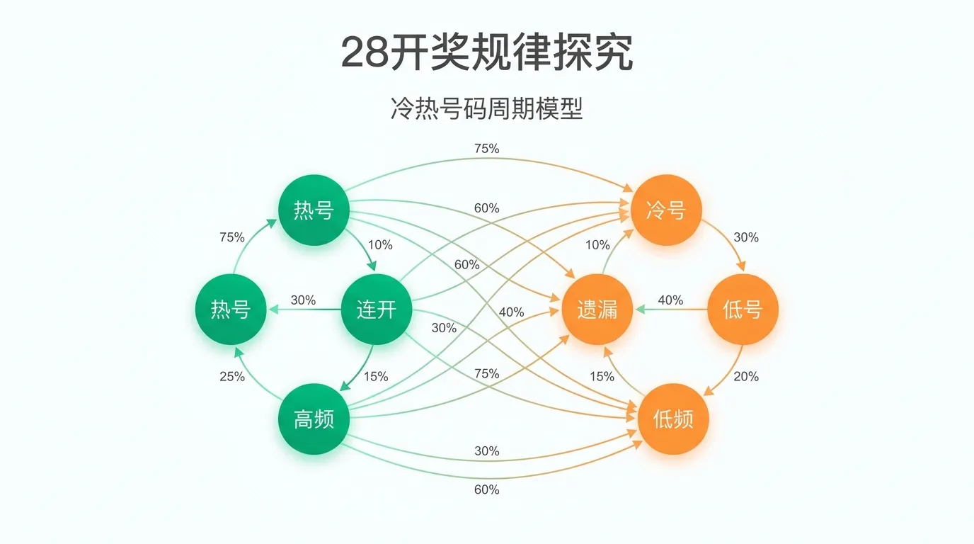 28开奖规律探讨：冷热号码周期的马尔可夫链模型重估